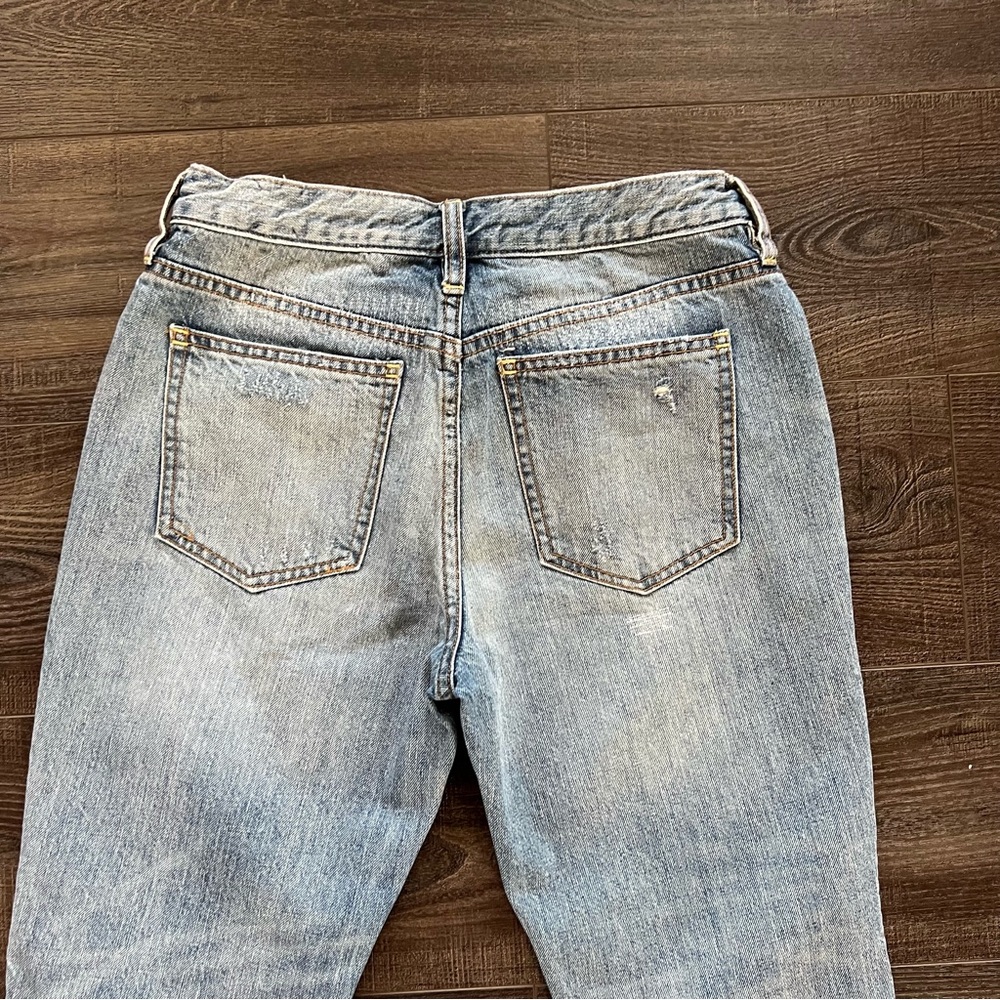 Free People Pioneer Straight Jeans in Washed Denim - Picture 12 of 13